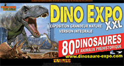 Desktop Screenshot of dinosaure-expo.com