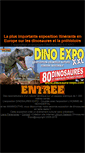 Mobile Screenshot of dinosaure-expo.com